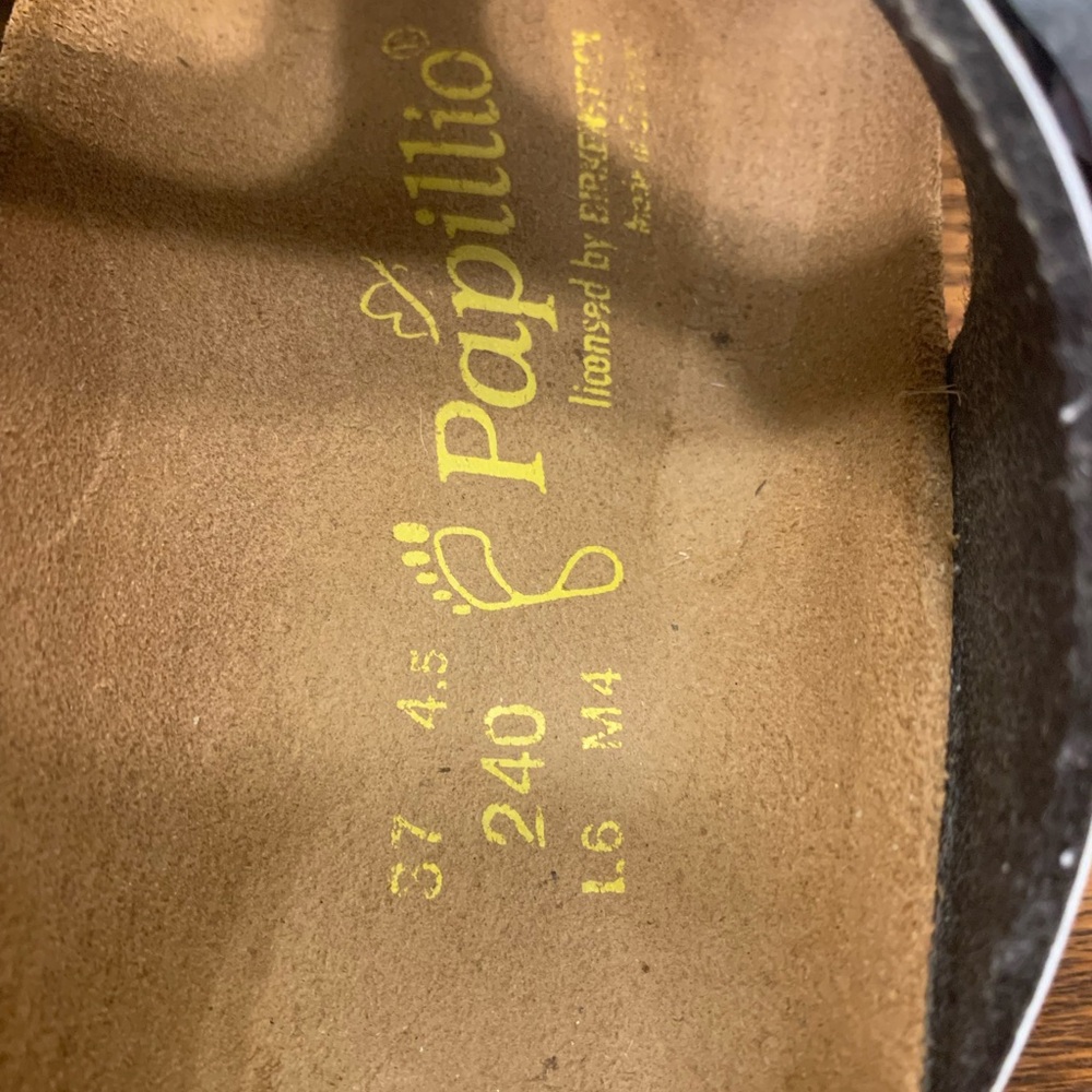 Papillio by Birkenstock Navy Floral Sandals Size 6L 4M Great comfort shoes - Picture 6 of 10